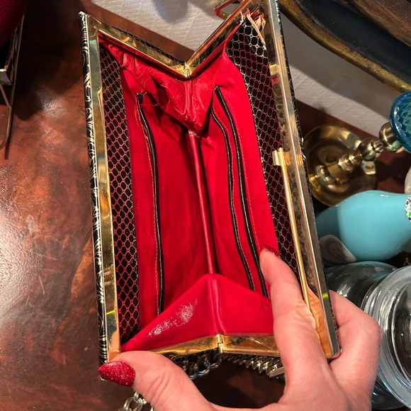 Vintage Italian Peruzzi Leather Handbag - Picture 4 of 9